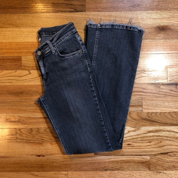 VINTAGE M2F BLACK BOOTCUT DENIM JEANS S 26/6 - Picture 10 of 11